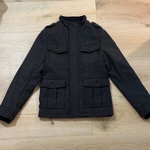 Merona Charcoal Military Field Jacket